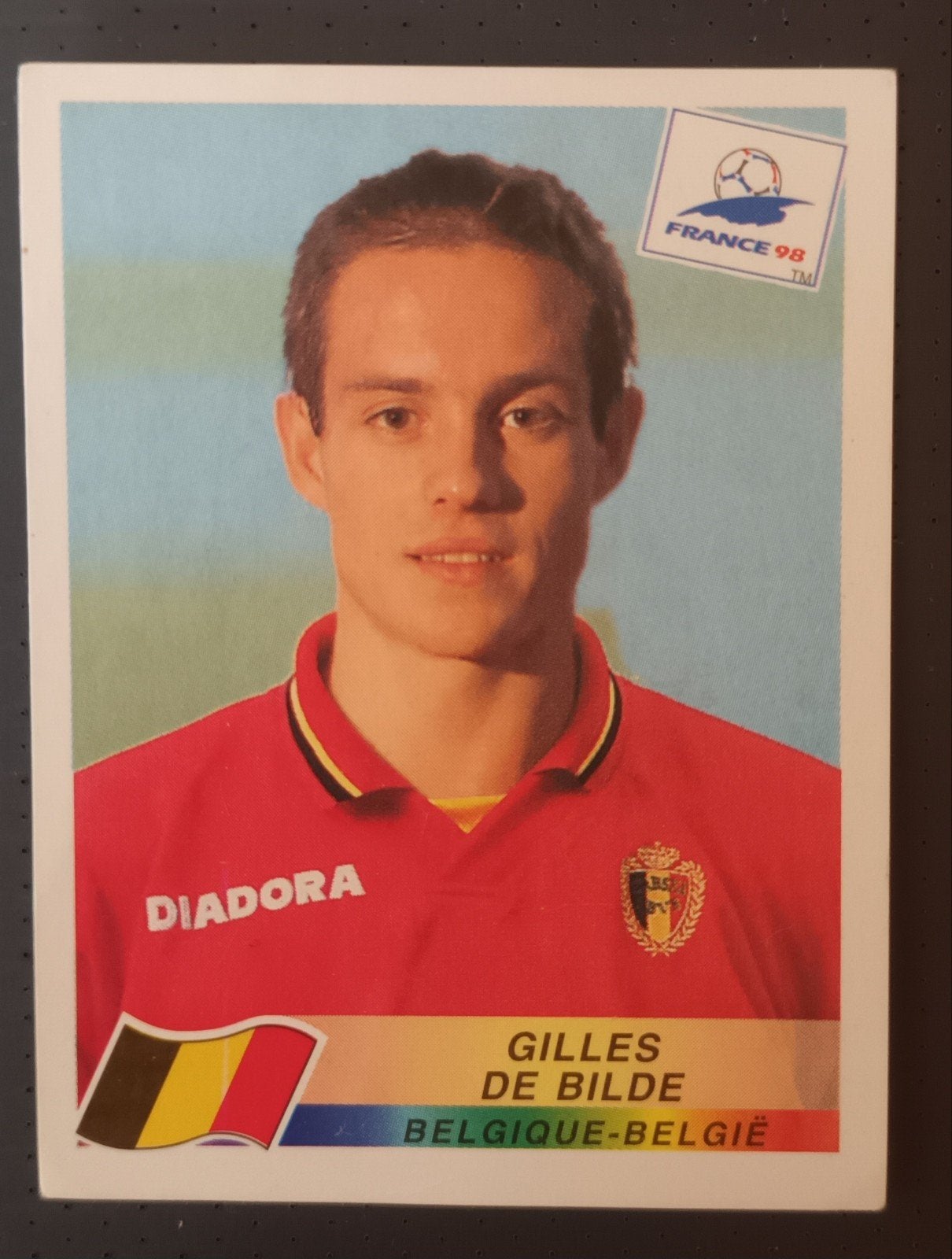 PANINI FRANCE 98 # 333 GILLES DE BILDE, Ophalen of Verzenden