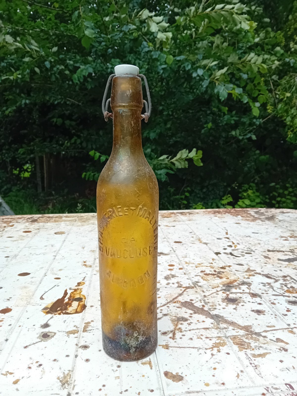 Ancienne brasserie de bouteilles de bière vintage De Vauclus, Collections, Enlèvement ou Envoi