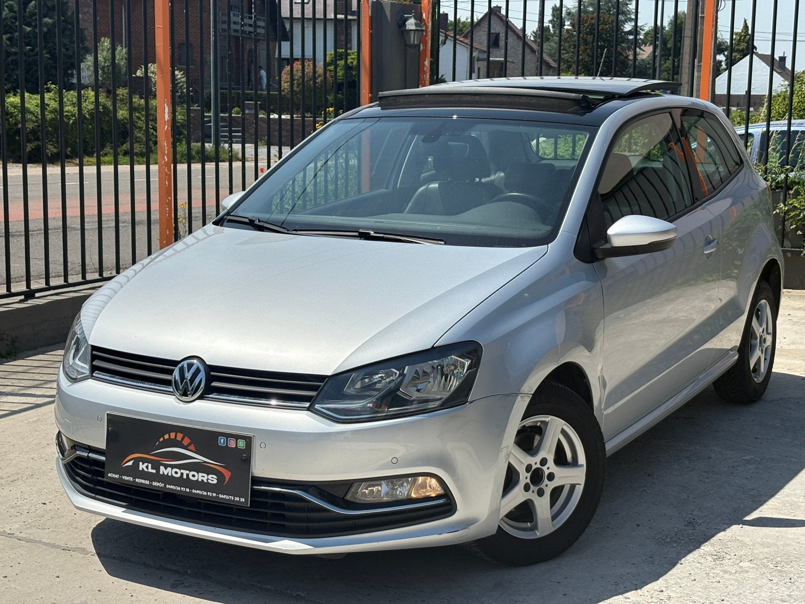 VW POLO 6C HIGHLINE 1.2 TSI ESSENCE 2015 FACELIFT EURO 6B, Autos, Argent ou Gris, Achat, Euro 6, Entreprise