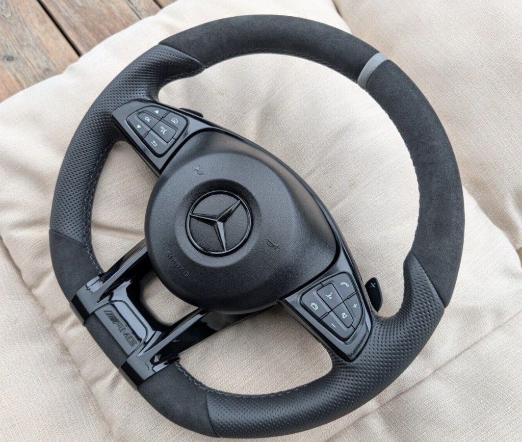Mercedes-AMG stuurwiel Alcantara/leder W205 W213 W447 W253, Ophalen of Verzenden