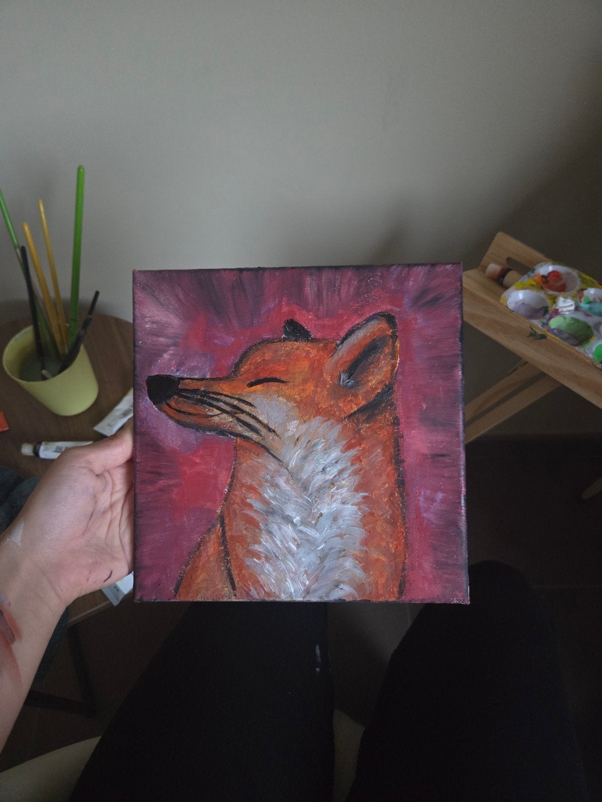 Peinture Fox, Enlèvement