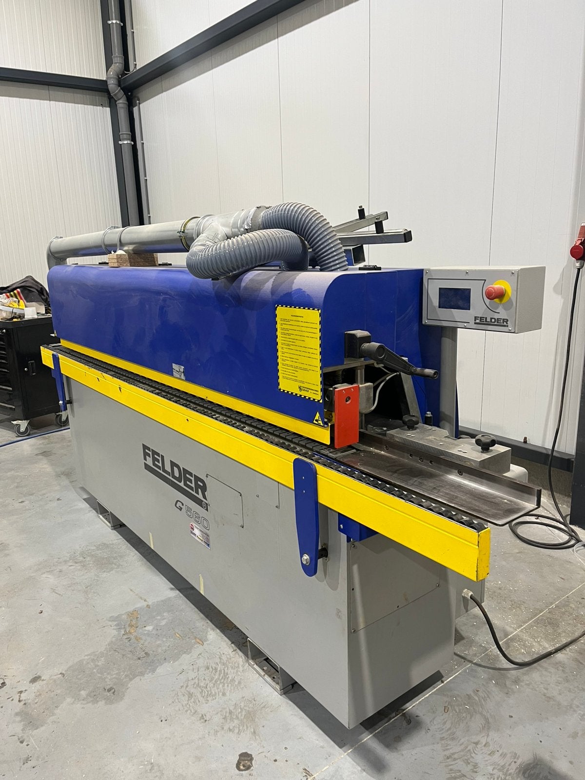 Felder G560 kantenlijmer, Ophalen