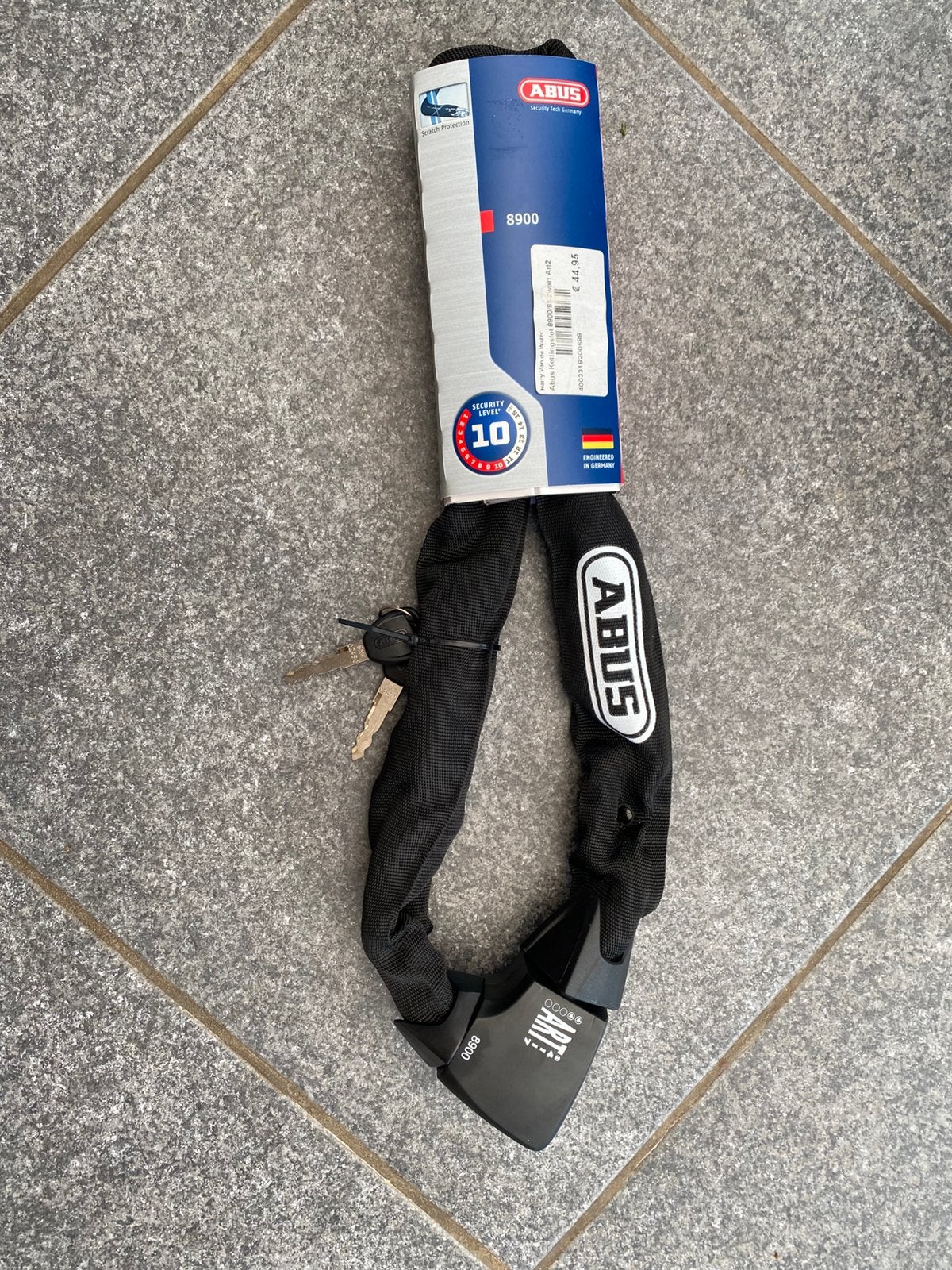 Abus slot groot model, Ophalen, Zo goed als nieuw