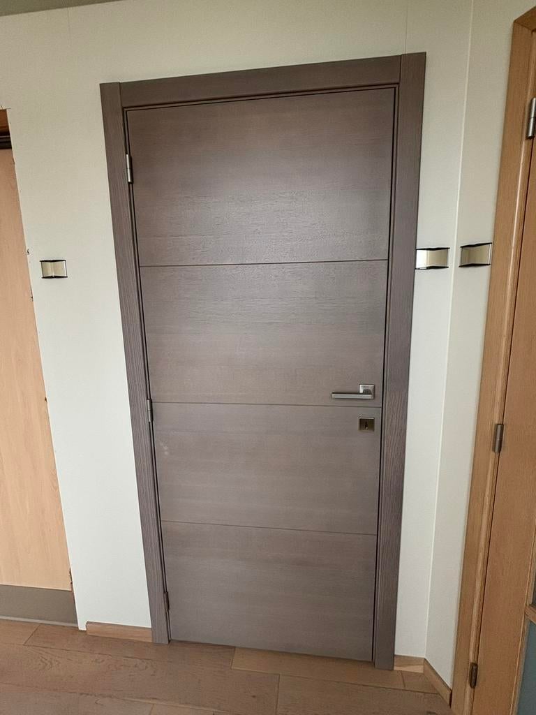 Verschillende binnendeuren te koop (€50 per deur), Porte pliante, Enlèvement, 80 à 100 cm, Verre