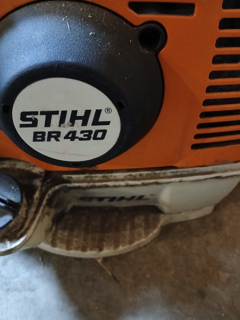 Bladblazer Stihl BR430, Jardin & Terrasse, Stihl, Enlèvement, Utilisé, Porté à dos