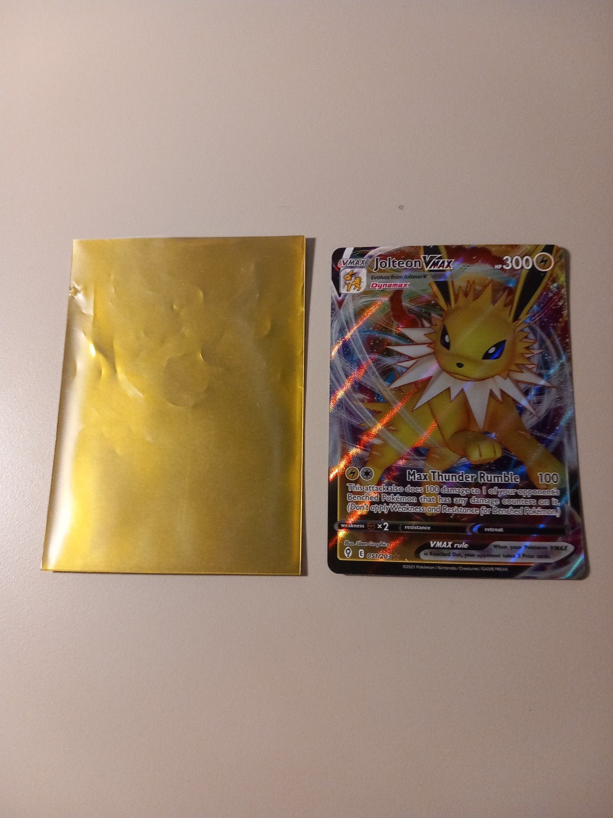 Jolteon Vmax, Enlèvement ou Envoi, Neuf, Cartes en vrac, Foil