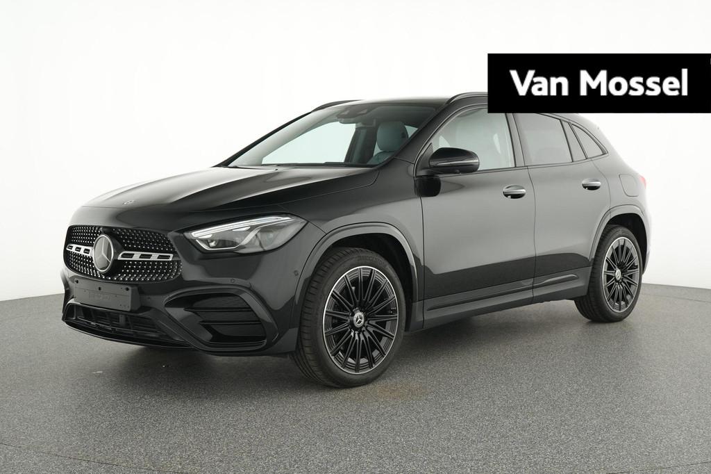 Mercedes-Benz GLA 250 e AMG Line + LEDER + PANO DAK + BURMES, Auto's, Gebruikt, Euro 6, 16 kWh, Zwart