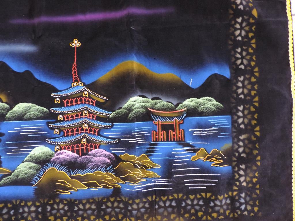 Tapisserie à décor japonais, Antiquités & Art, Tapis & Textile, Enlèvement ou Envoi