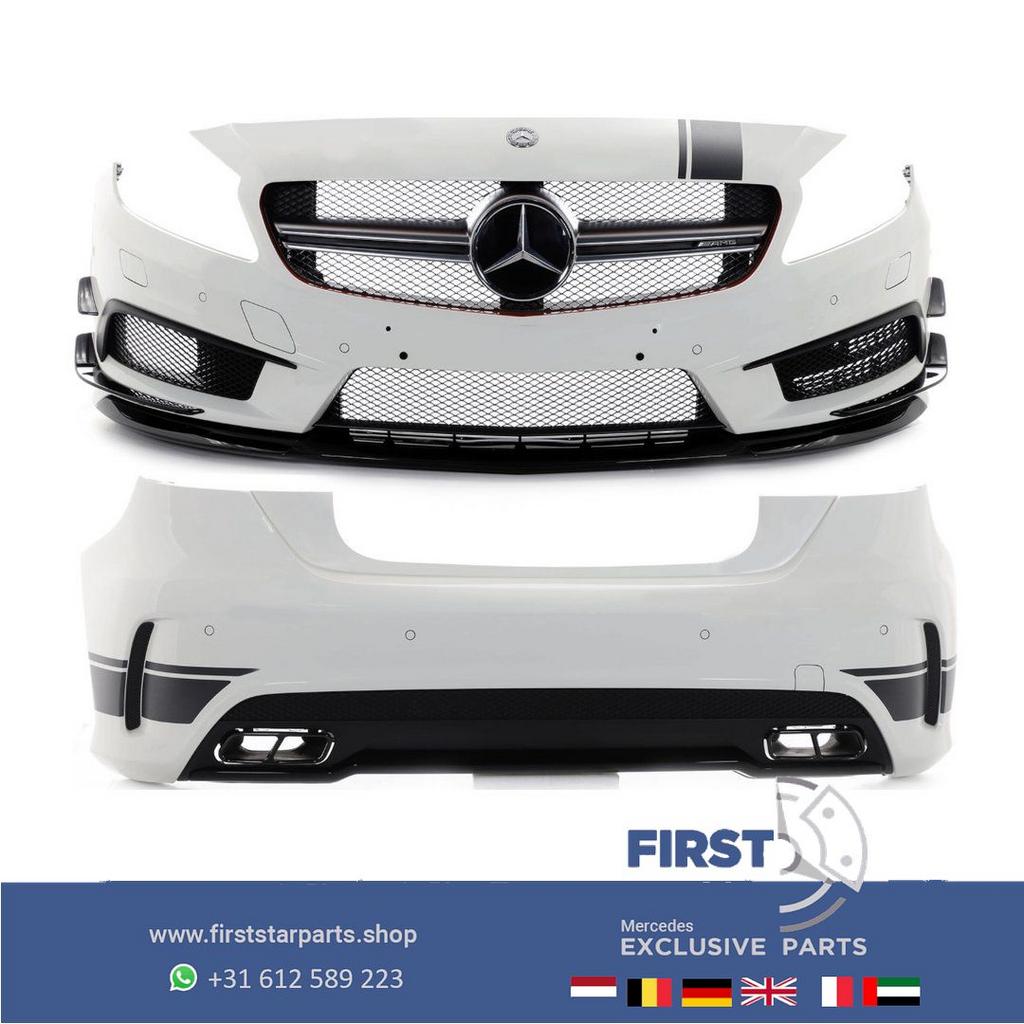 W176 A45 AMG PAKKET ORIGINEEL Mercedes A Klasse WIT AERO PER, Gebruikt, -, Ophalen of Verzenden, Bumper
