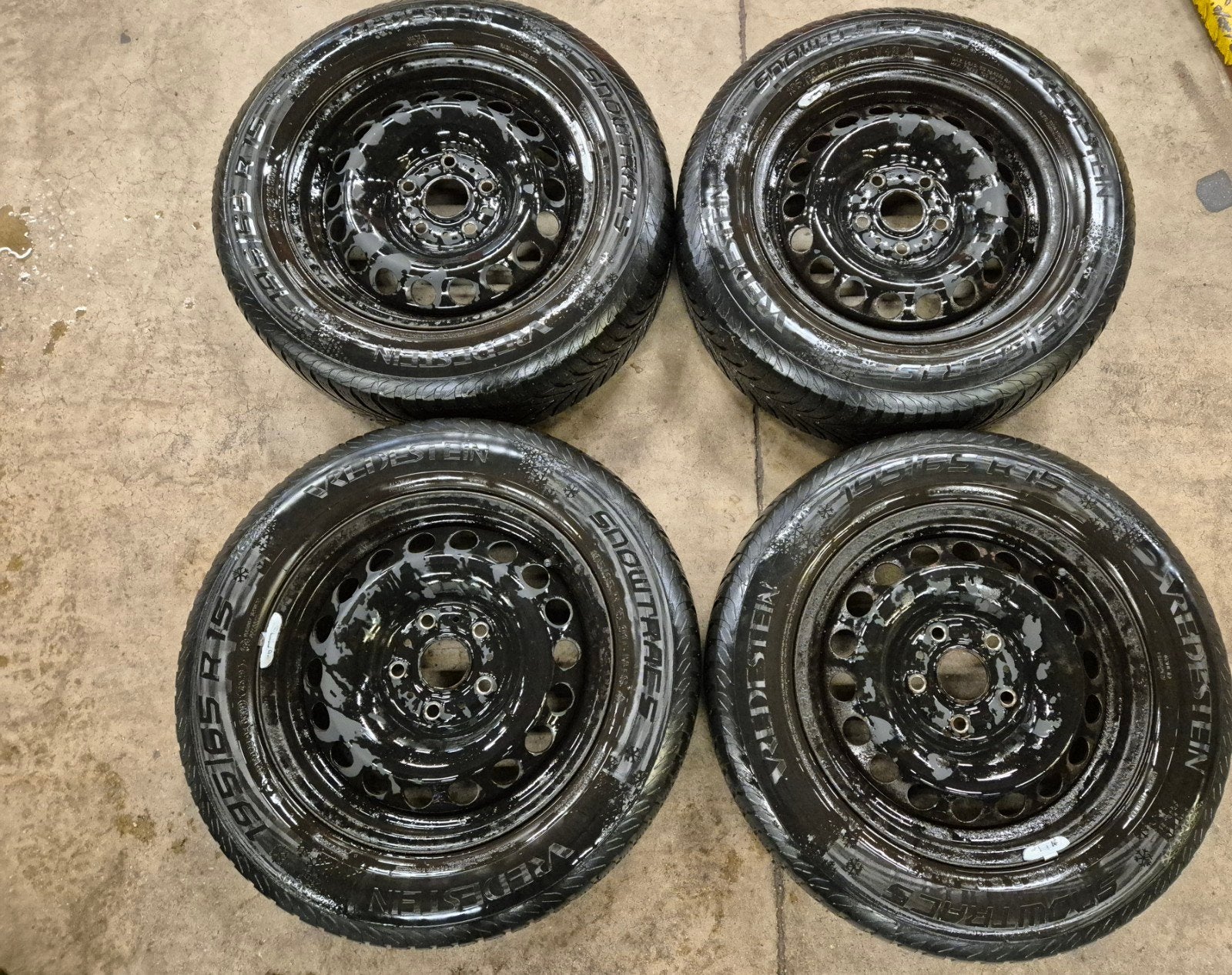 4 jantes VW 5x112 15", Autos : Pièces & Accessoires, 15 pouces, Pneus et Jantes, Pneus hiver, Véhicule de tourisme