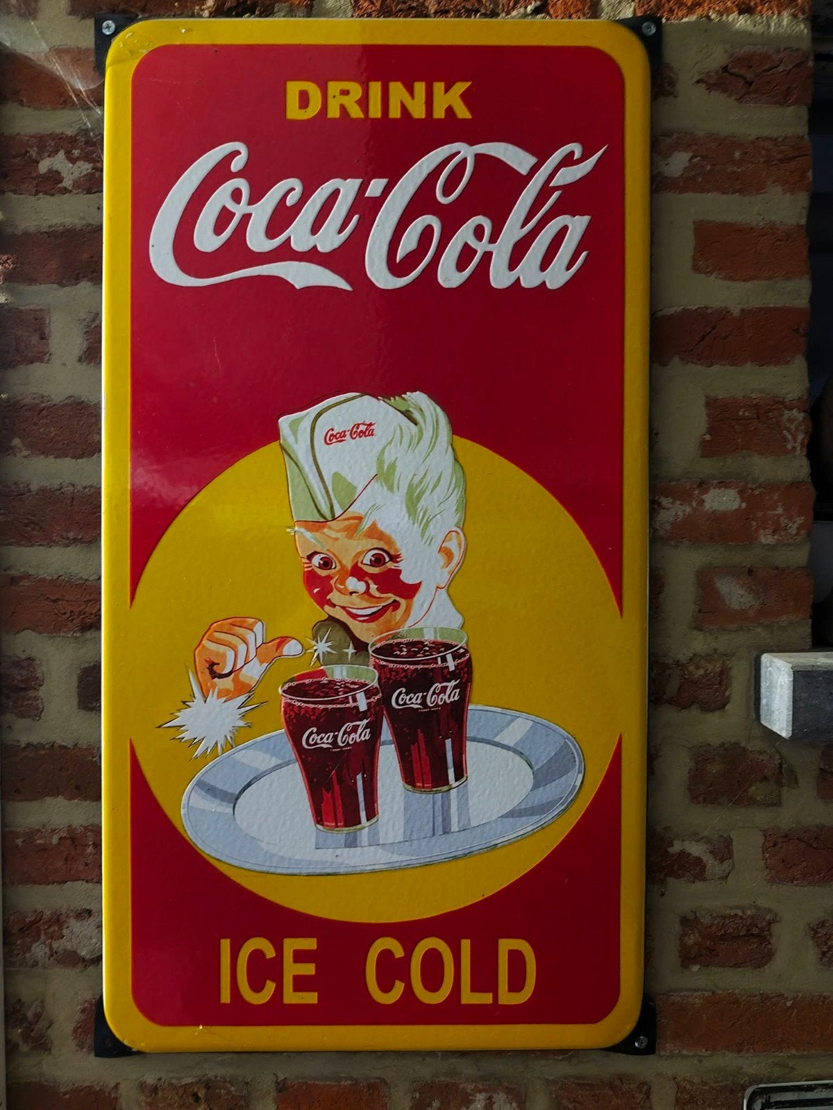 coca cola, Verzamelen, Ophalen of Verzenden, Zo goed als nieuw, Reclamebord