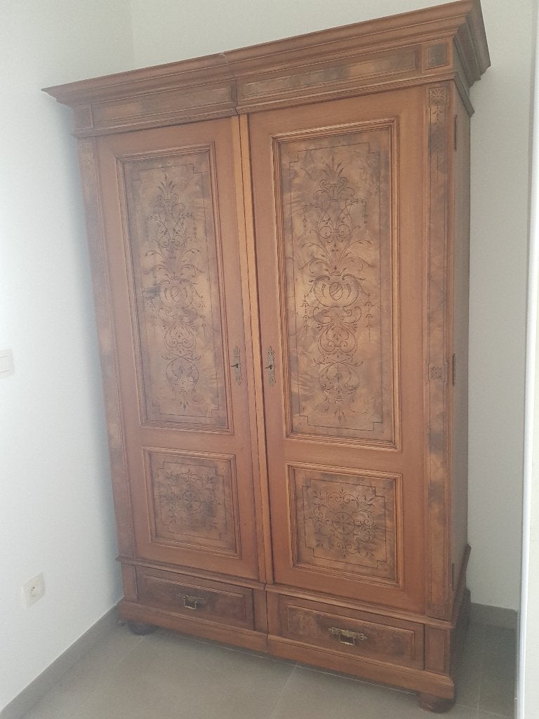 Kast, Gebruikt, 100 tot 150 cm, Eikenhout, Met lade(s)