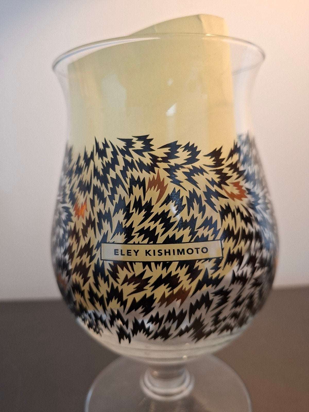 Duvel glas "Eley Kishimoto"., Verzamelen, Ophalen of Verzenden, Nieuw, Bierglas