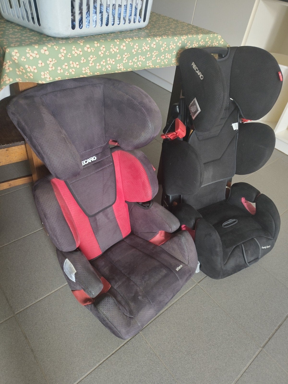 2 x Recaro kinderstoel, Kinderen en Baby's, Autostoeltjes, 15 t/m 36 kg, Verstelbare rugleuning, Ophalen, Overige merken