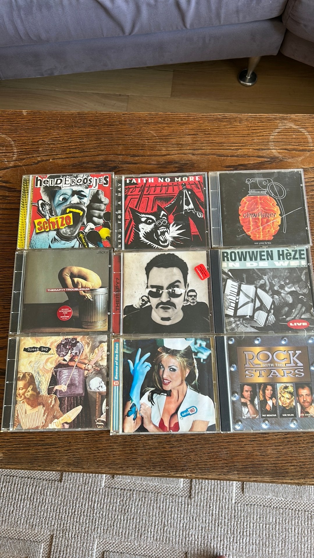 9 CD's vooral rock, Gebruikt, Ophalen of Verzenden, Poprock, Album