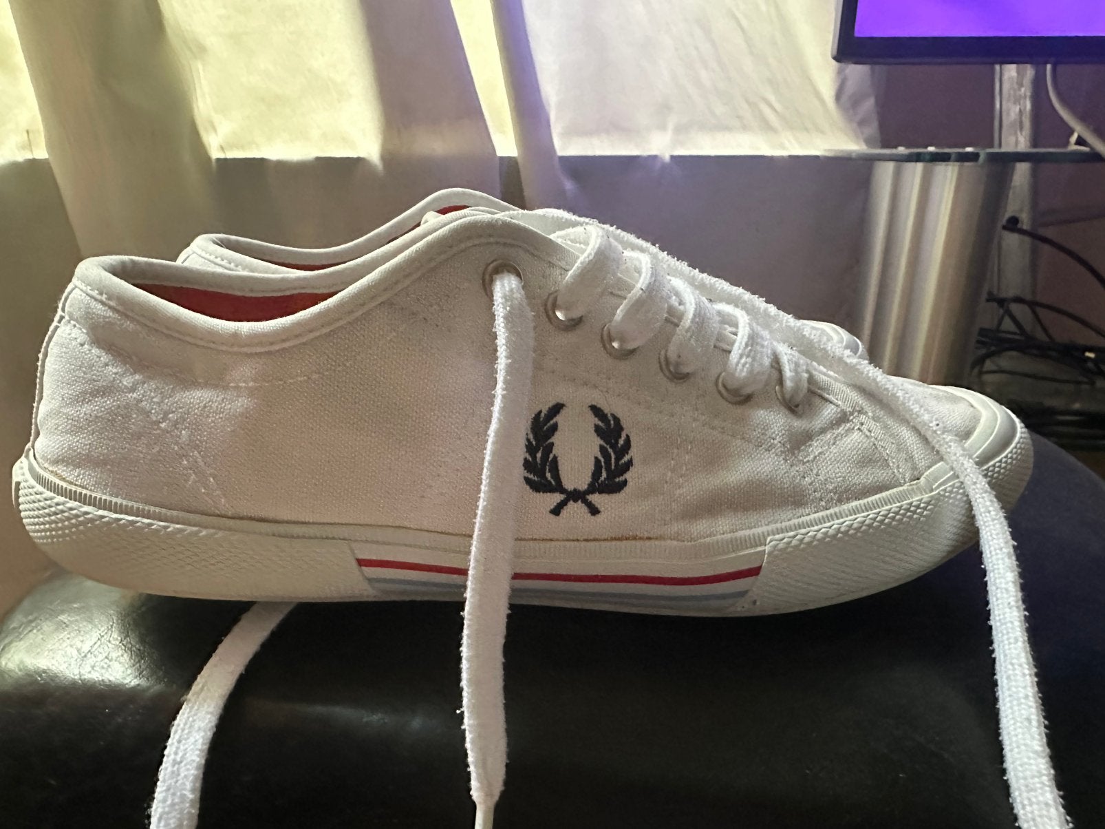 Fred Perry Basket blanche, Vêtements | Hommes, Chaussures, Enlèvement, Comme neuf