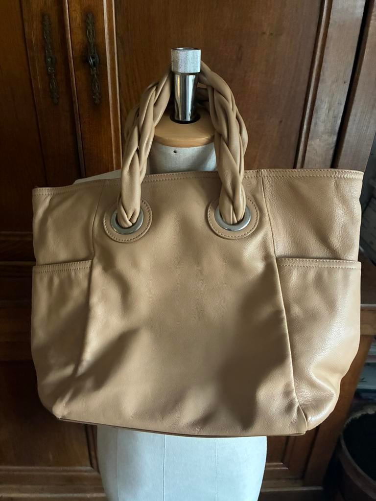 Furla handtas beige, Handtassen en Accessoires, Tassen | Damestassen, Verzenden, Nieuw, Beige, Handtas