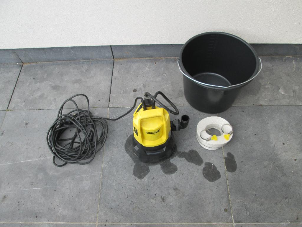 Kärcher dompelpomp SP5 dirt + nieuwe afvoerslang, Tuin en Terras, Waterpompen, Ophalen of Verzenden, Gebruikt, Elektrisch, Dompelpomp