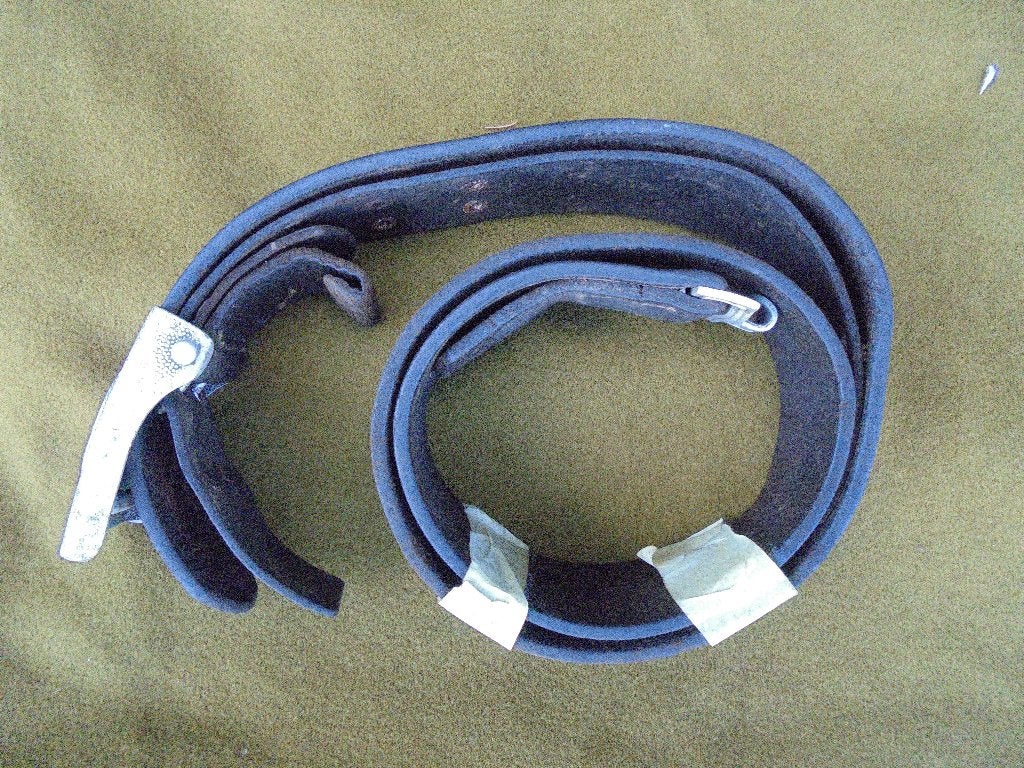 Duitse volledig leren riem uit 1940, Ophalen of Verzenden, Landmacht