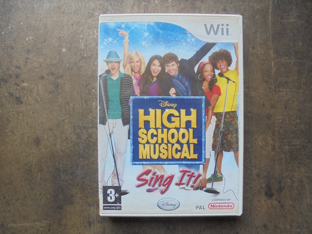 Disney Sing It High School Musical voor Wii (zie foto's), Muziek, Gebruikt, Ophalen of Verzenden, 3 spelers of meer