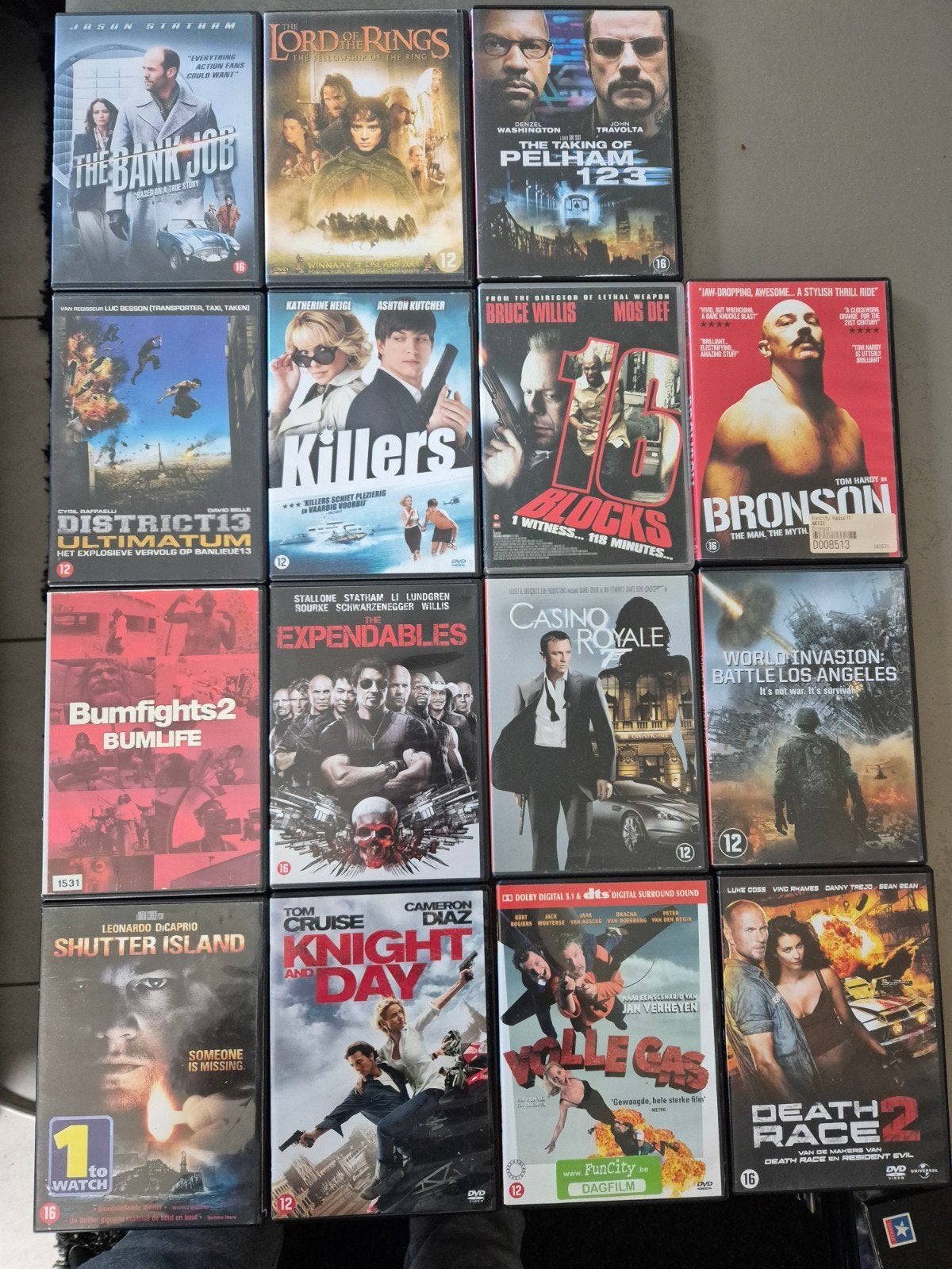 Dvd´s 50cent per stuk, Cd's en Dvd's, VHS | Kinderen en Jeugd, Ophalen