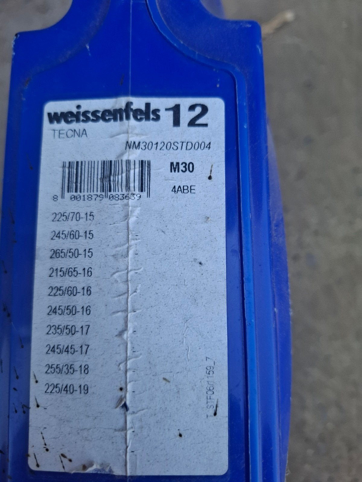 sneeuwkettingen, Enlèvement