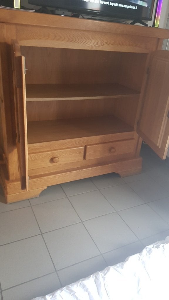 Salle à manger complète chêne, Enlèvement, Comme neuf, Chene, 4 à 6 chaises
