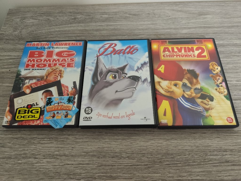 Kinder dvd films 12 stuks, Cd's en Dvd's, Nederlands, Europees, Gebruikt, Tekenfilm