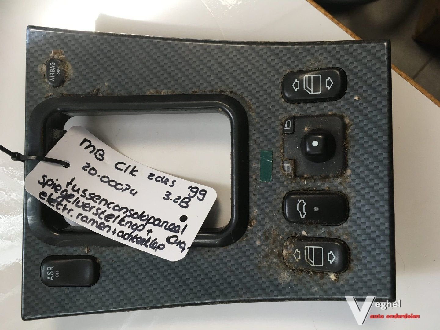 Mercedes CLK Middenconsole met diverse knoppen, Gebruikt, -, Ophalen of Verzenden, -
