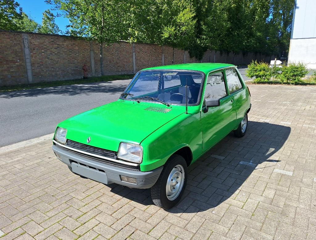 Renault R5  0.8i | 47dkm | 1976, Autos, Oldtimers & Ancêtres, Achat, Entreprise, Tissu, Vert
