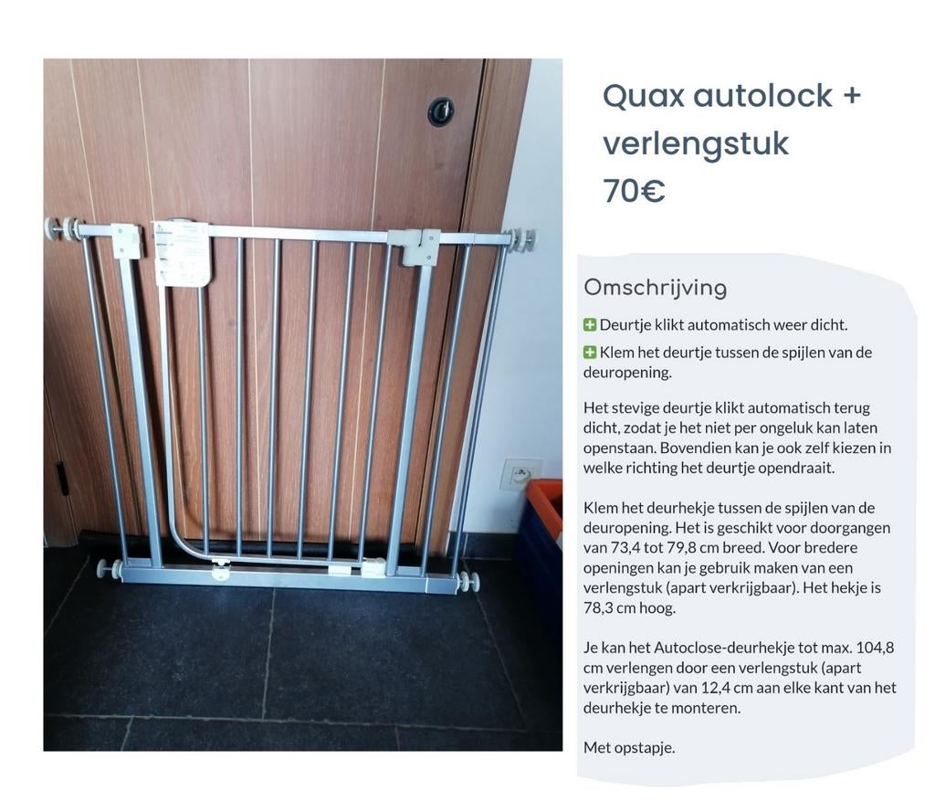 Traphekje, Kinderen en Baby's, Traphekjes, Ophalen