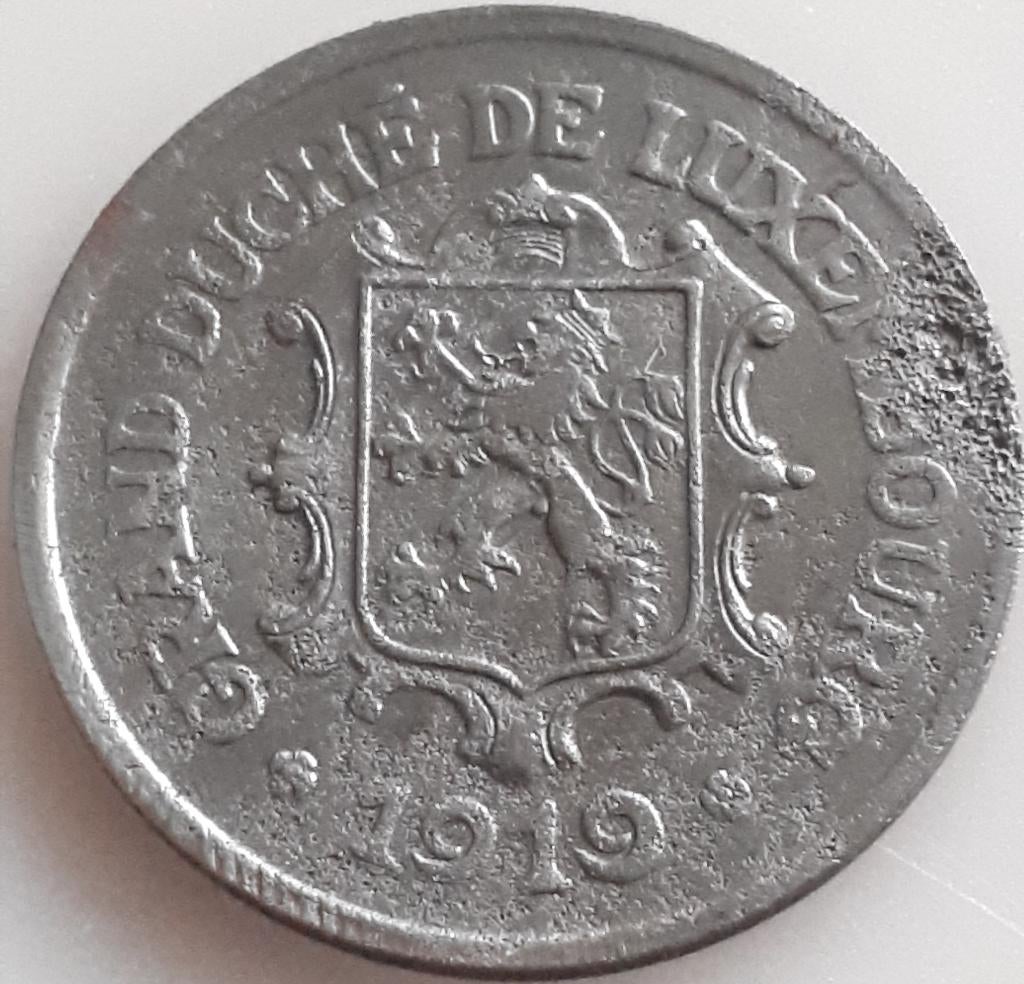 LUXEMBURG : 25 CENTIMES 1919 KM 32, Verzenden, Overige landen, Losse munt