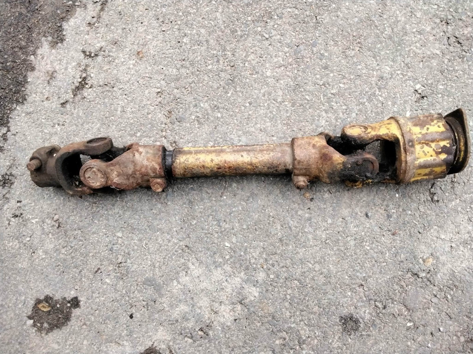 cardan pour prise de force, Enlèvement