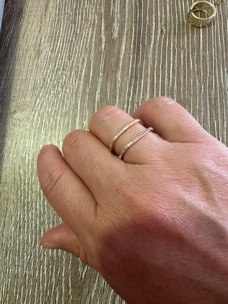 Aanpasbare dubbele ring, Ophalen, Zo goed als nieuw, Dame