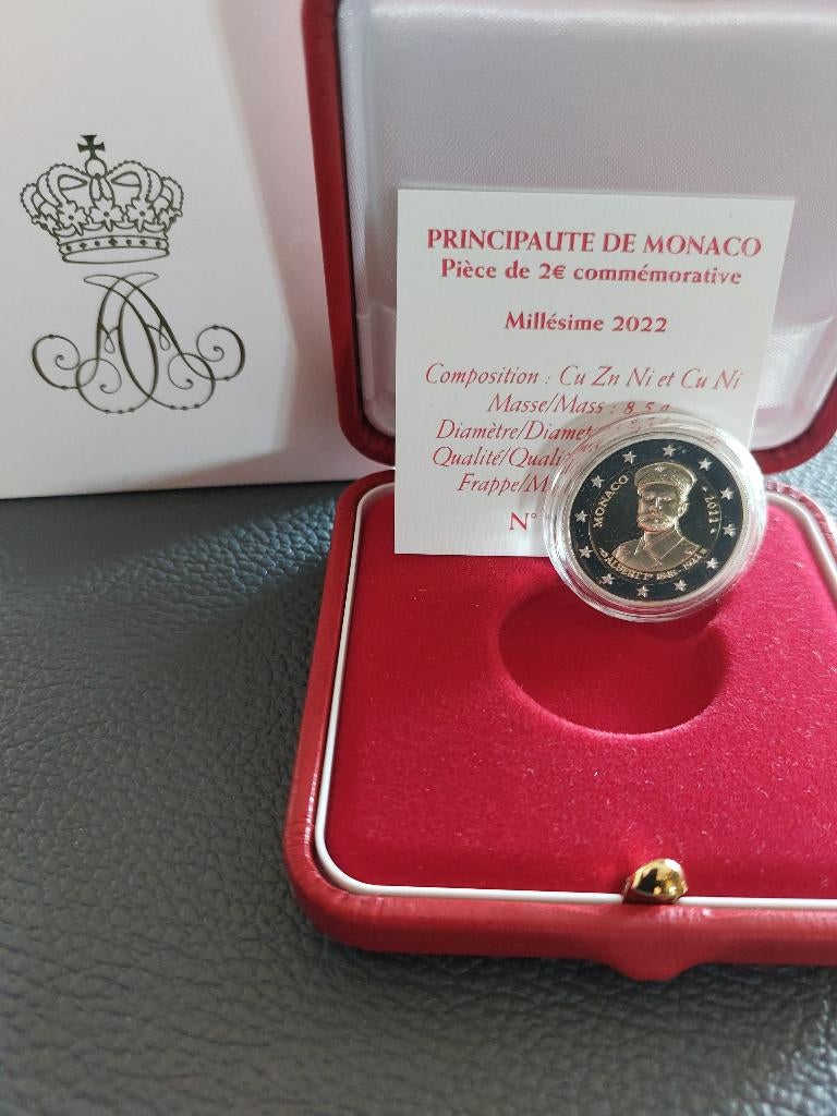Pièce à l'épreuve de Monaco, Enlèvement ou Envoi, Monaco, 2 euros, Monnaie en vrac