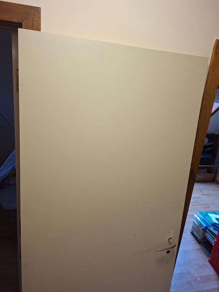 Houten binnendeur 200x82 cm, Ophalen, Gebruikt, 80 tot 100 cm, Binnendeur