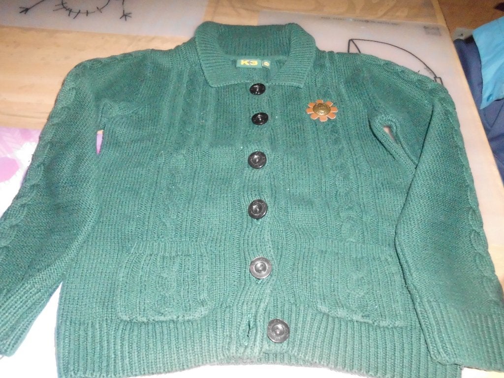 groene gilé K3 128, Enlèvement ou Envoi, Comme neuf, Fille, Pull ou Veste