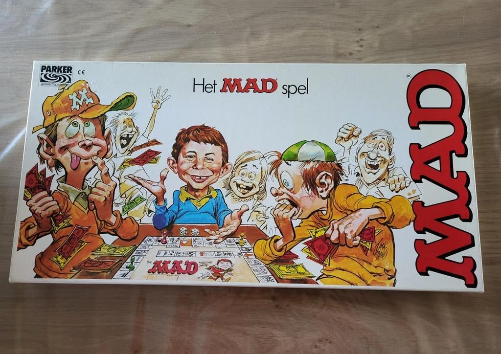 Het mad magazine spel, Hobby en Vrije tijd, Gezelschapsspellen | Bordspellen, Ophalen of Verzenden, Zo goed als nieuw