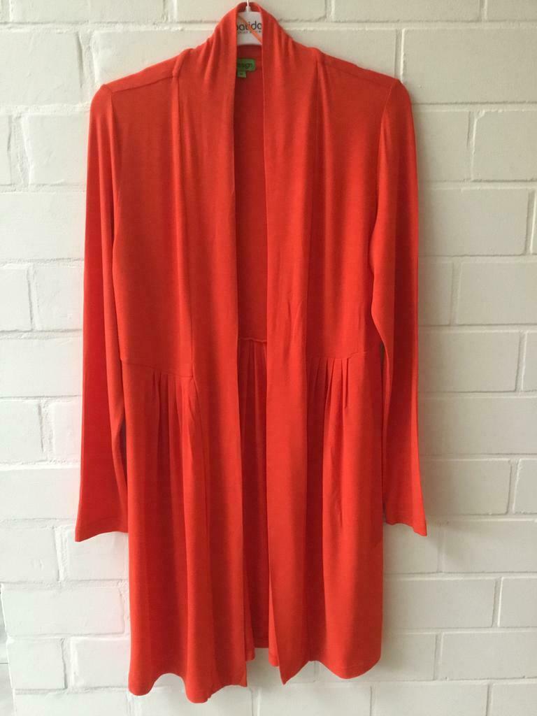 Lange open gilet K DESIGN, Kleding | Dames, Maat 38/40 (M), Oranje, Ophalen of Verzenden, Zo goed als nieuw