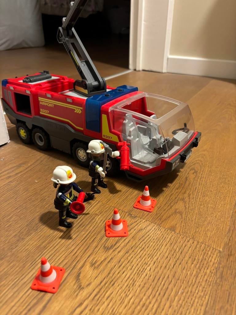 PLAYMOBIL City Action 71371 voiture pompier aeroport, Enlèvement ou Envoi, Utilisé