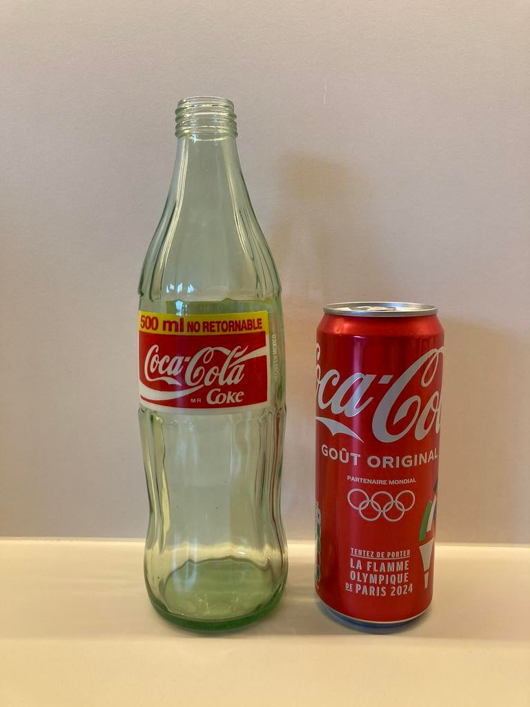 Vintage coca-cola flesje, Ophalen of Verzenden, Gebruikt, Gebruiksvoorwerp