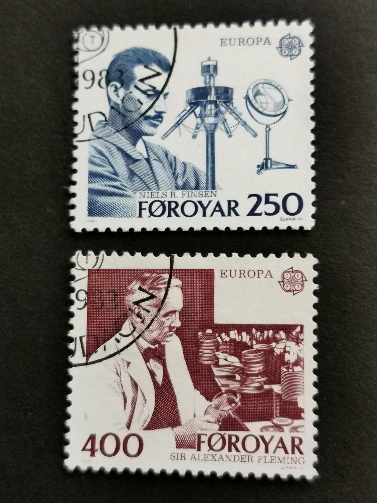Îles Féroé/Foroyar 1983 - Europa CEPT - scientifiques, Timbres & Monnaies, Timbres | Europe | Scandinavie, Enlèvement ou Envoi