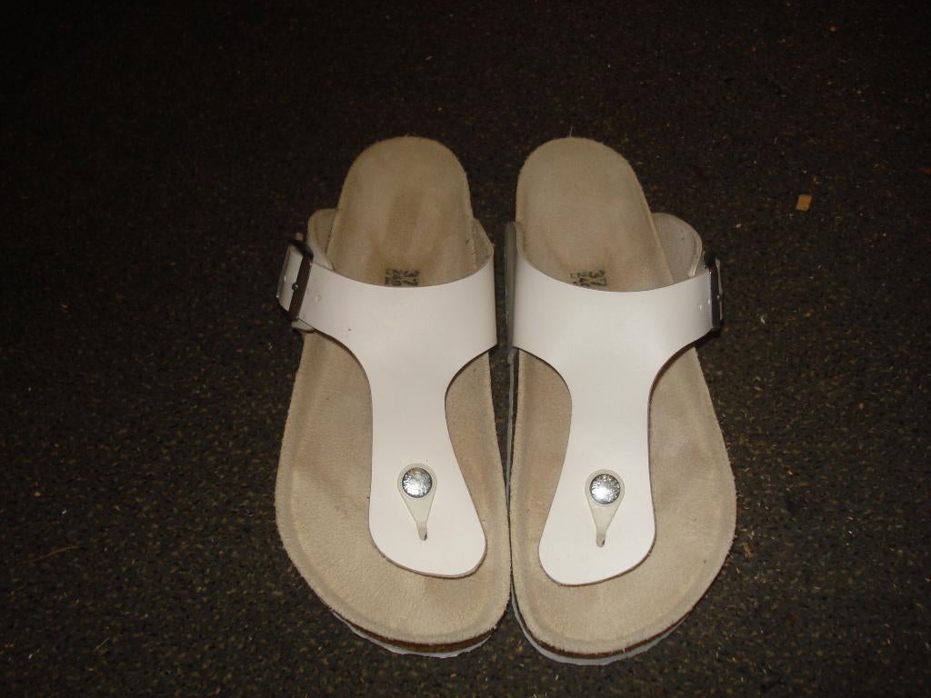 Birkenstock Ramses 37 Wit, nu Gratis verzending via de post, Kleding | Dames, Schoenen, Slippers, Verzenden, Wit, Nieuw