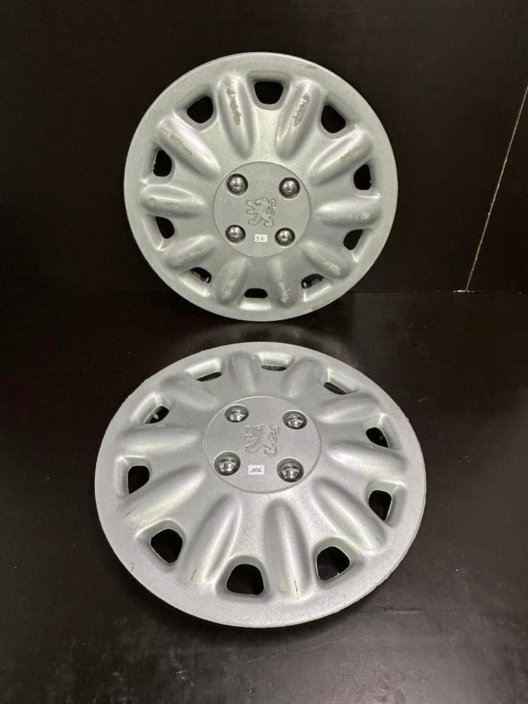 2 enjoliveurs Peugeot 107,108.207,208, partner 14", Enlèvement ou Envoi, Utilisé