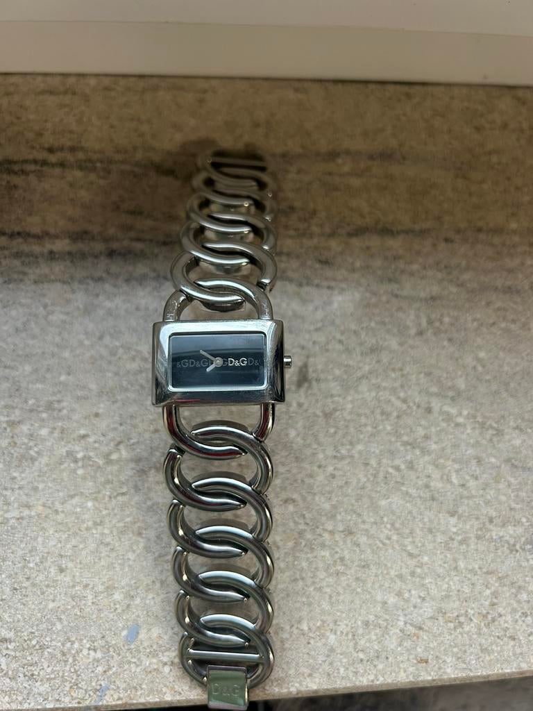 D&G horloge, Ophalen, Staal, Polshorloge, Zo goed als nieuw