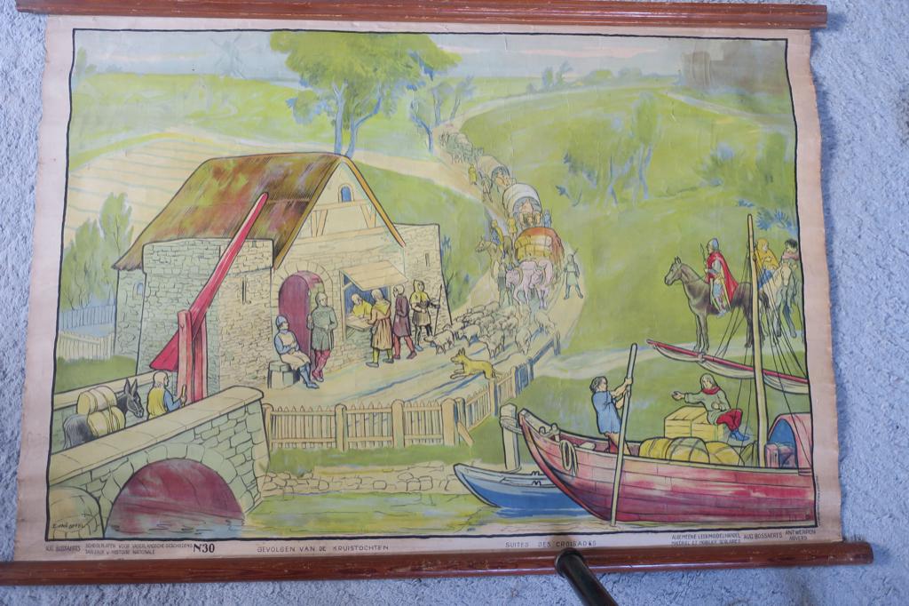 affiche Bossaerts les croisades n30, Ophalen, Geschiedenis