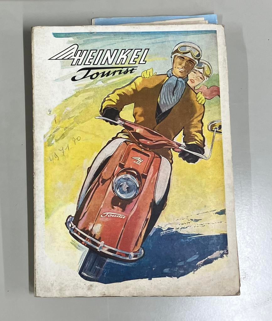 Heinkel Tourist type 103A - Brochure, Enlèvement, Utilisé