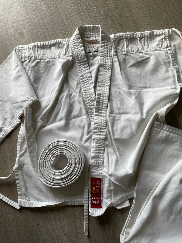 Kimono Hayashi judo KIRIN taille 140, Ophalen of Verzenden, Zo goed als nieuw, Judo