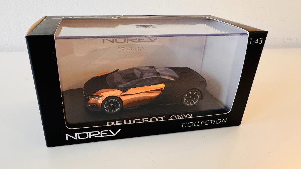 Zeldzaam _ Peugeot Onyx Concept Car 1/43, Ophalen of Verzenden, Nieuw, Auto, Norev