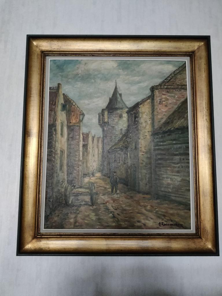 Schilderij stadszicht A. Zwanenberg, Enlèvement